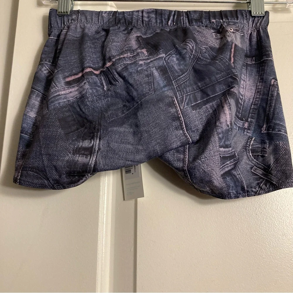 Frankies Bikini Bree Keyhole Crop Top and Bobbi Boy Short Bikini Set NWT